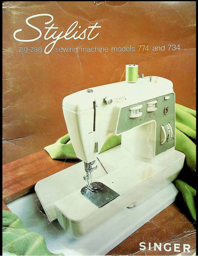 Singer Stylist 734/774 Instruction Manual – mrsewing