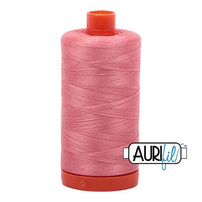 Aurifil 50 Weight Cotton Thread, Peachy Pink - 2435