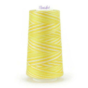 Maxi-Lock Swirls Variegated Thread - Lemon Chiffon