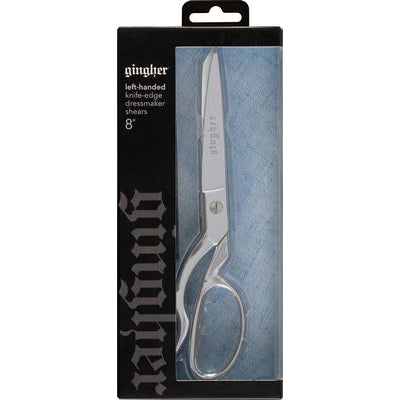 Gingher 8" Left Handed Knife Edge Bent Trimmers