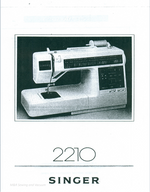 Singer 2210 Instruction Manual