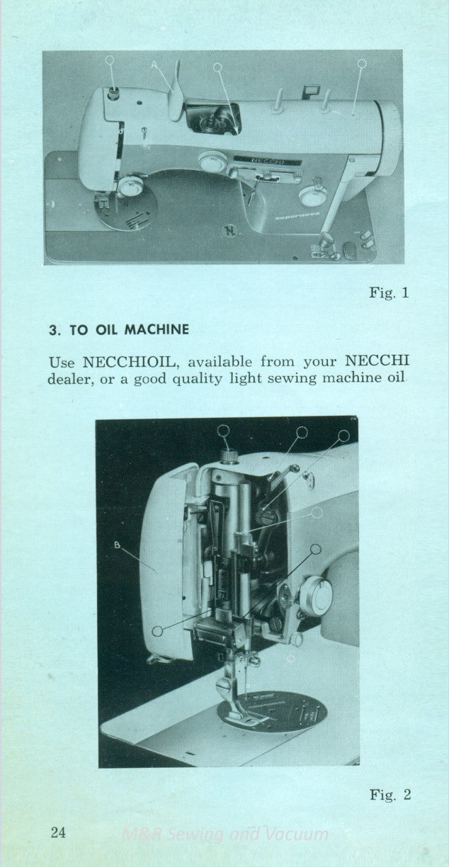 Instruction Manual, Necchi SuperNova Automatic Ultra