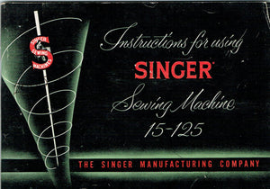 Singer 15-Class 125 Instruction Manual
