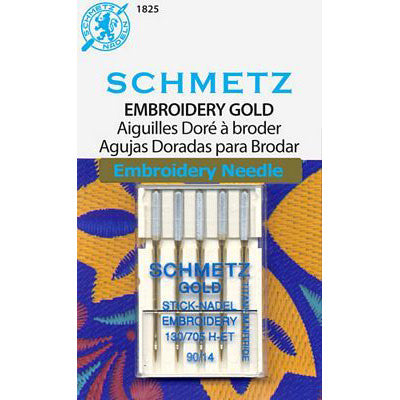 Schmetz Gold Embroidery Needles