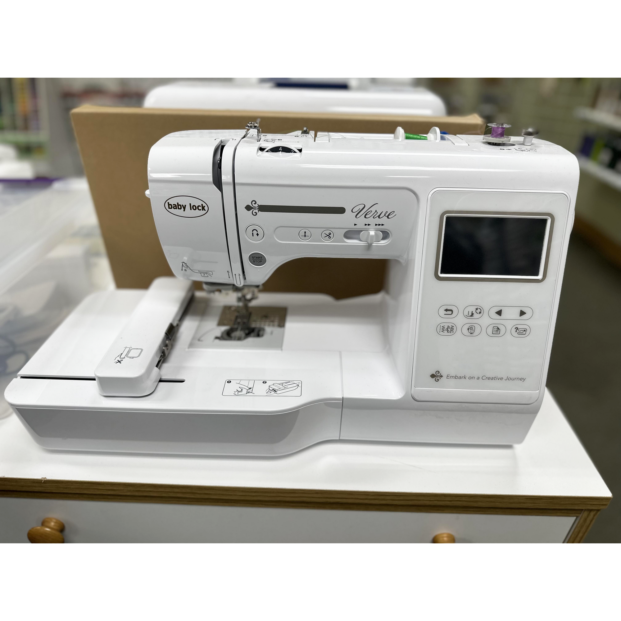 Used Baby Lock Verve Sewing and Embroidery Machine