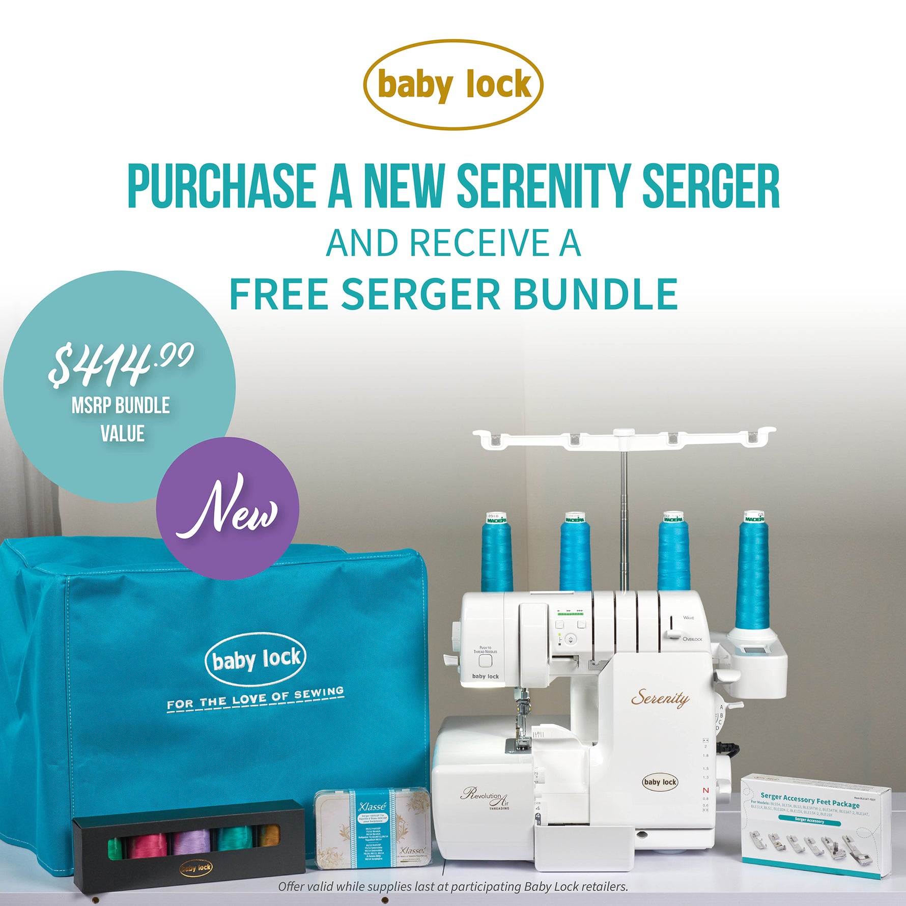 Baby Lock Serenity 4-Thread Serger