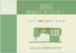Kenmore 1503 Instruction Manual