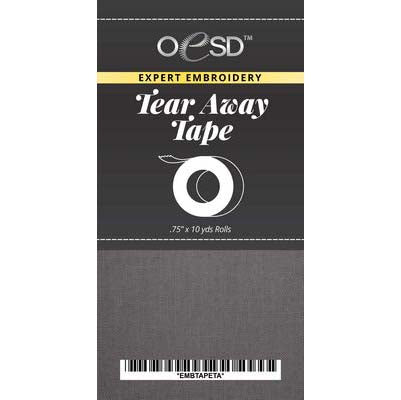 Expert Embroidery Tape TearAway