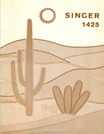 Singer 1425 Instruction Manual