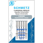 Schmetz Chrome Universal Needles – 5/pk