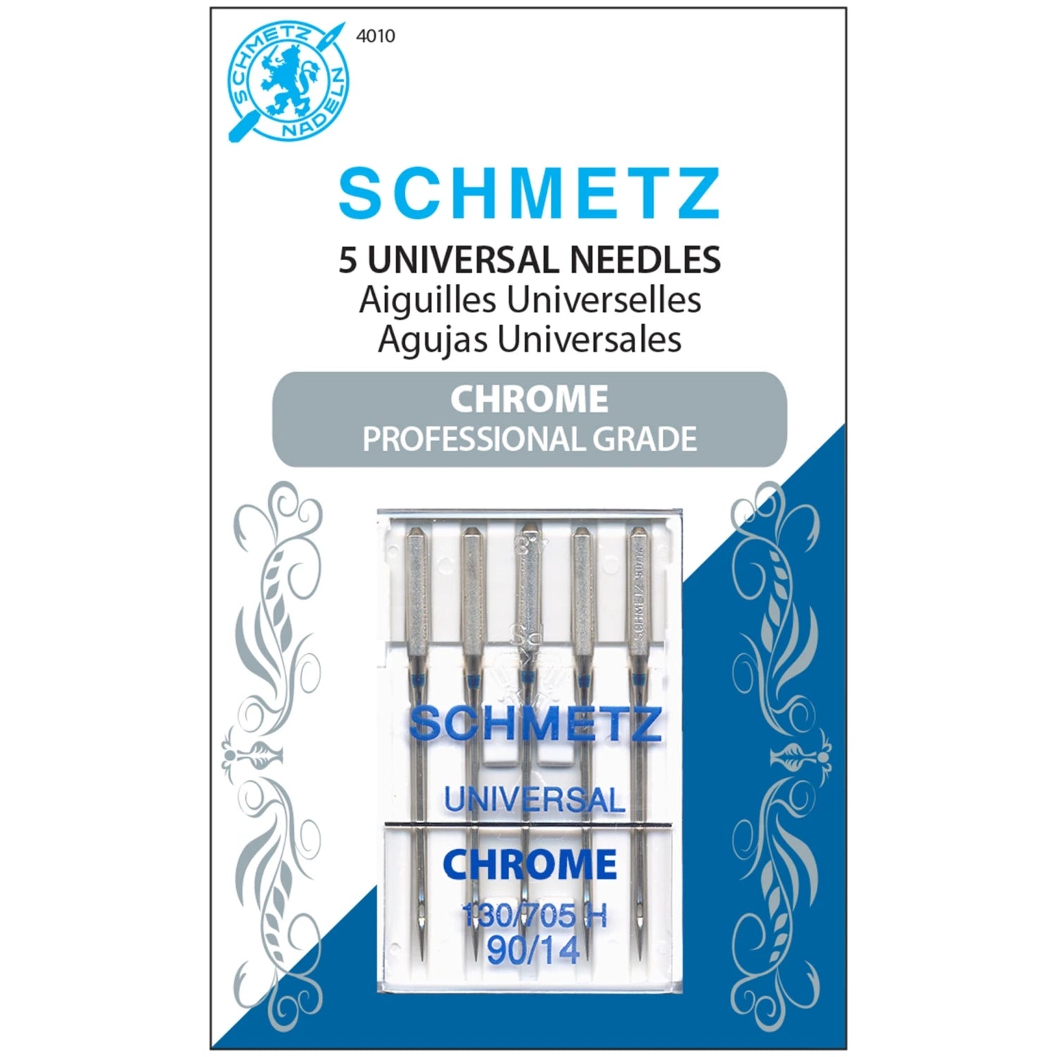 Schmetz Chrome Universal Needles – 5/pk