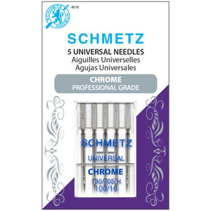 Schmetz Chrome Universal Needles – 5/pk