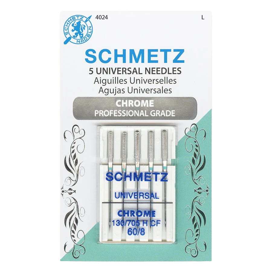Schmetz Chrome Universal Needles – 5/pk