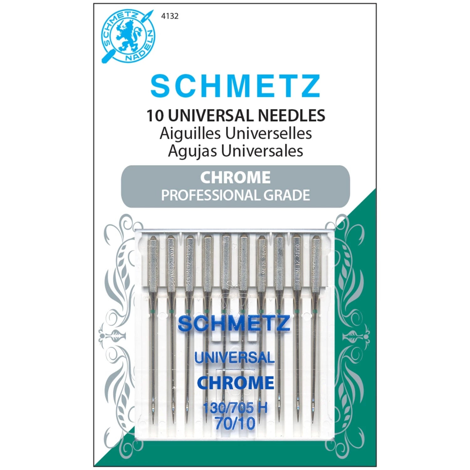 Schmetz Chrome Universal Needles – 10/pk