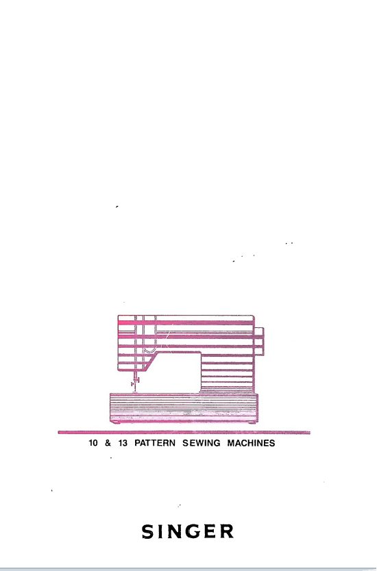 Singer 9430 Instruction Manual