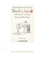 Singer Touch & Sew 604 Instruction Manual