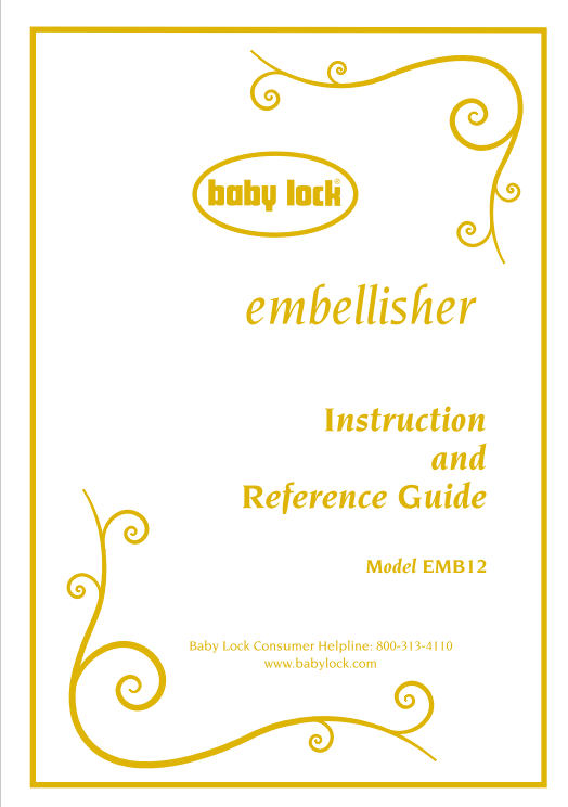Instruction Manual, EMB12