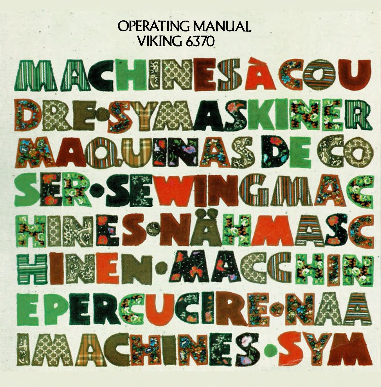 Viking 6370 Instruction Manual