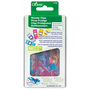 Wonder Clips Assorted Colors - 50/pk