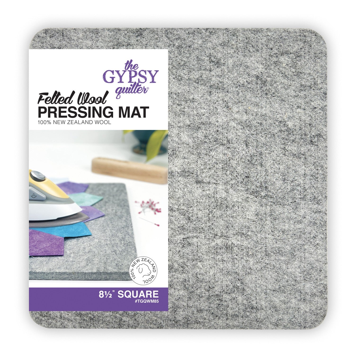 Wool Pressing Mat - 8.5"x8.5"x1.5"