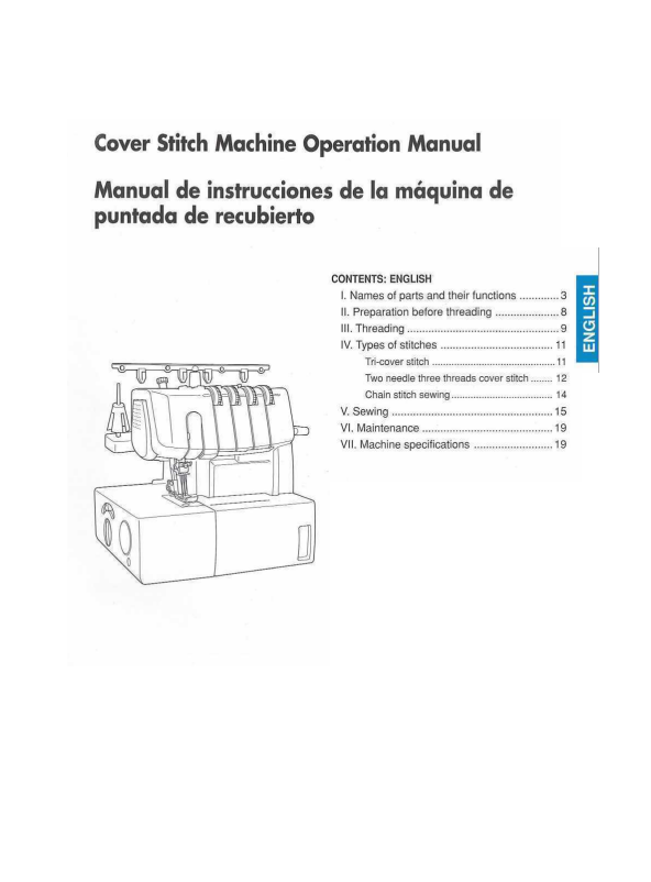 Instruction Manual, Brother 2340CV