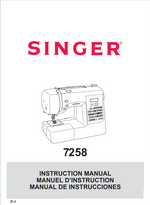 Singer 7258 Instruction Manual