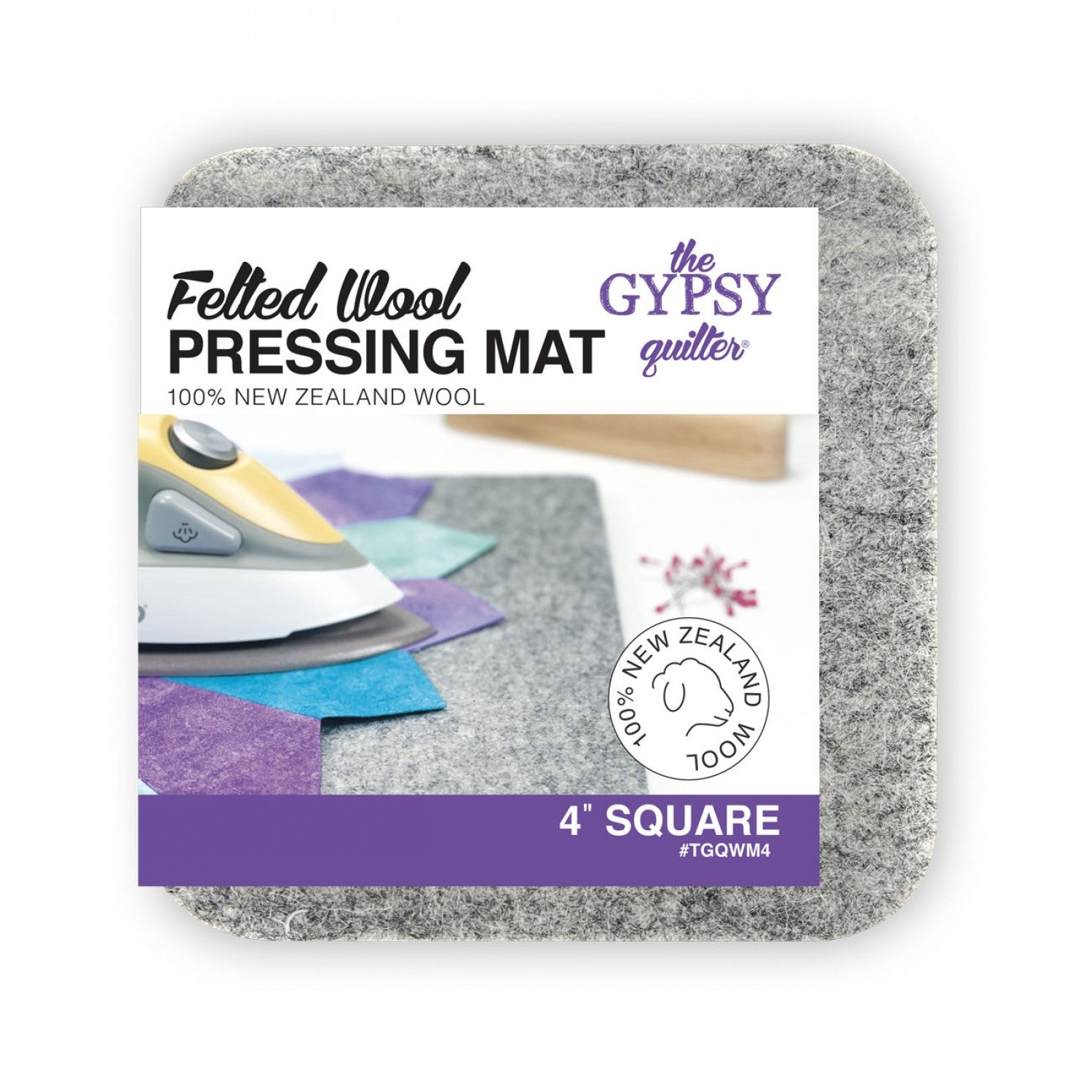 Wool Pressing Mat - 4"x4"x1/2"