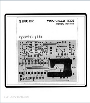 Instruction Manual, Singer 2005