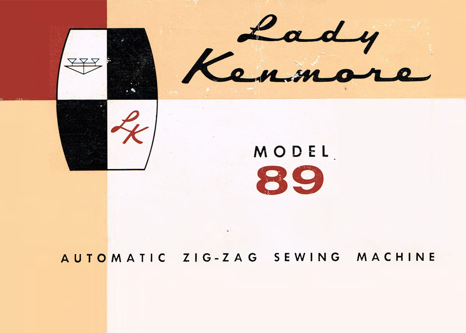 Kenmore Model 89 Instruction Manual
