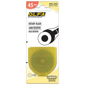 Olfa 45mm Replacement Blades - 10/pk