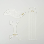 Baby Lock 1/4in Basic Ruler Set - High Shank/Long Arm