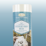 Dissolve-Away Mesh Adhesive Backing