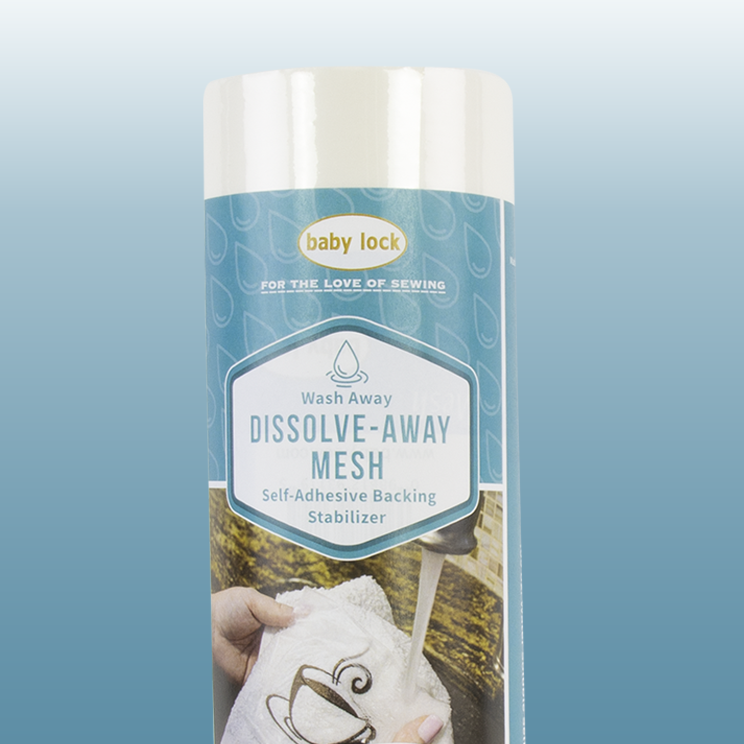 Dissolve-Away Mesh Adhesive Backing