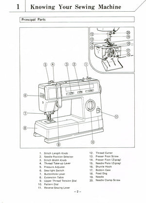 Baby Lock 1500 Instruction Manual