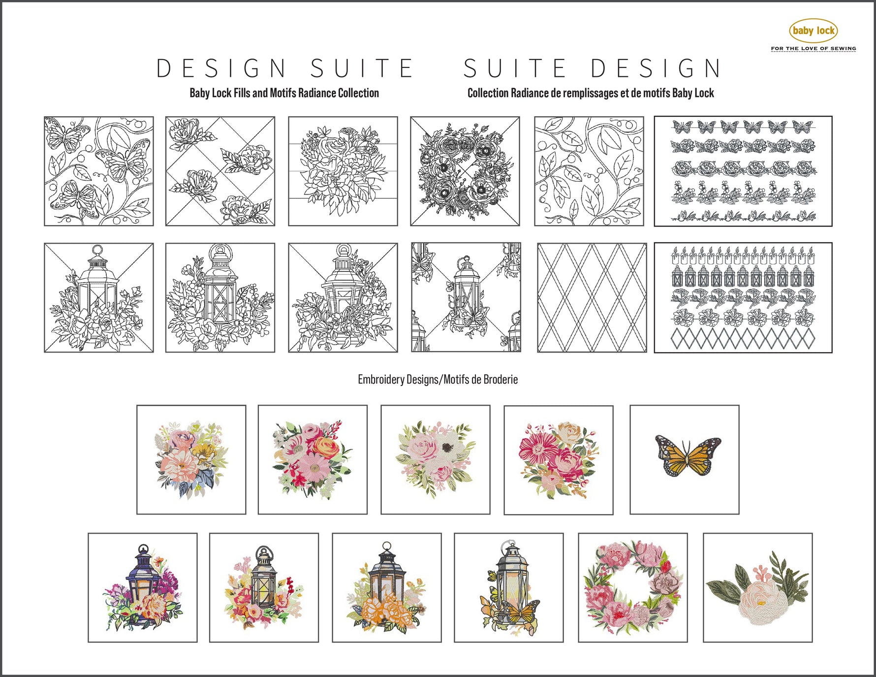 Baby Lock Fills & Motifs Radiance Collection