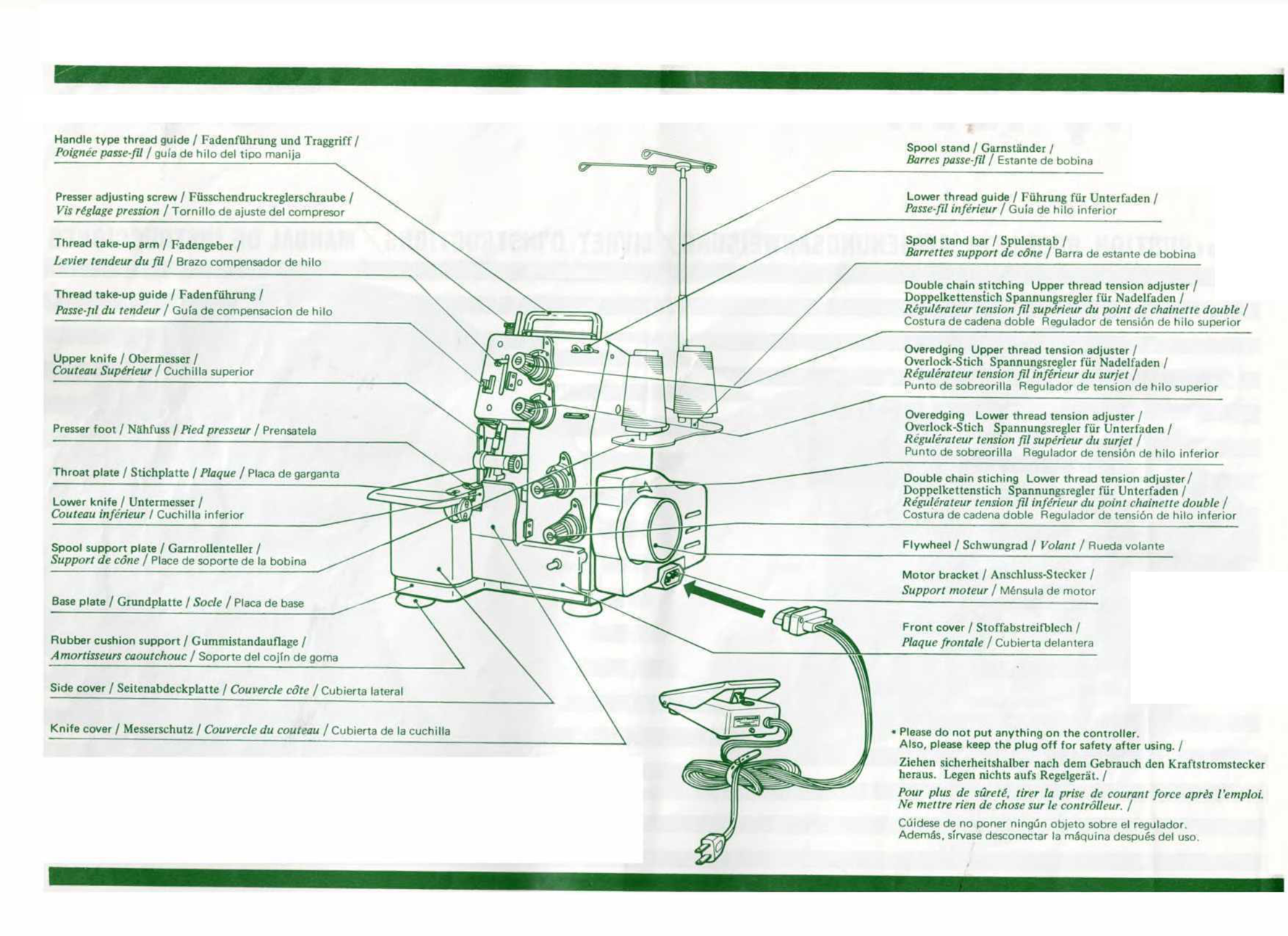 Baby Lock EA605 Serger Instruction Manual