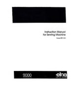 Elna 9000 Instruction Manual