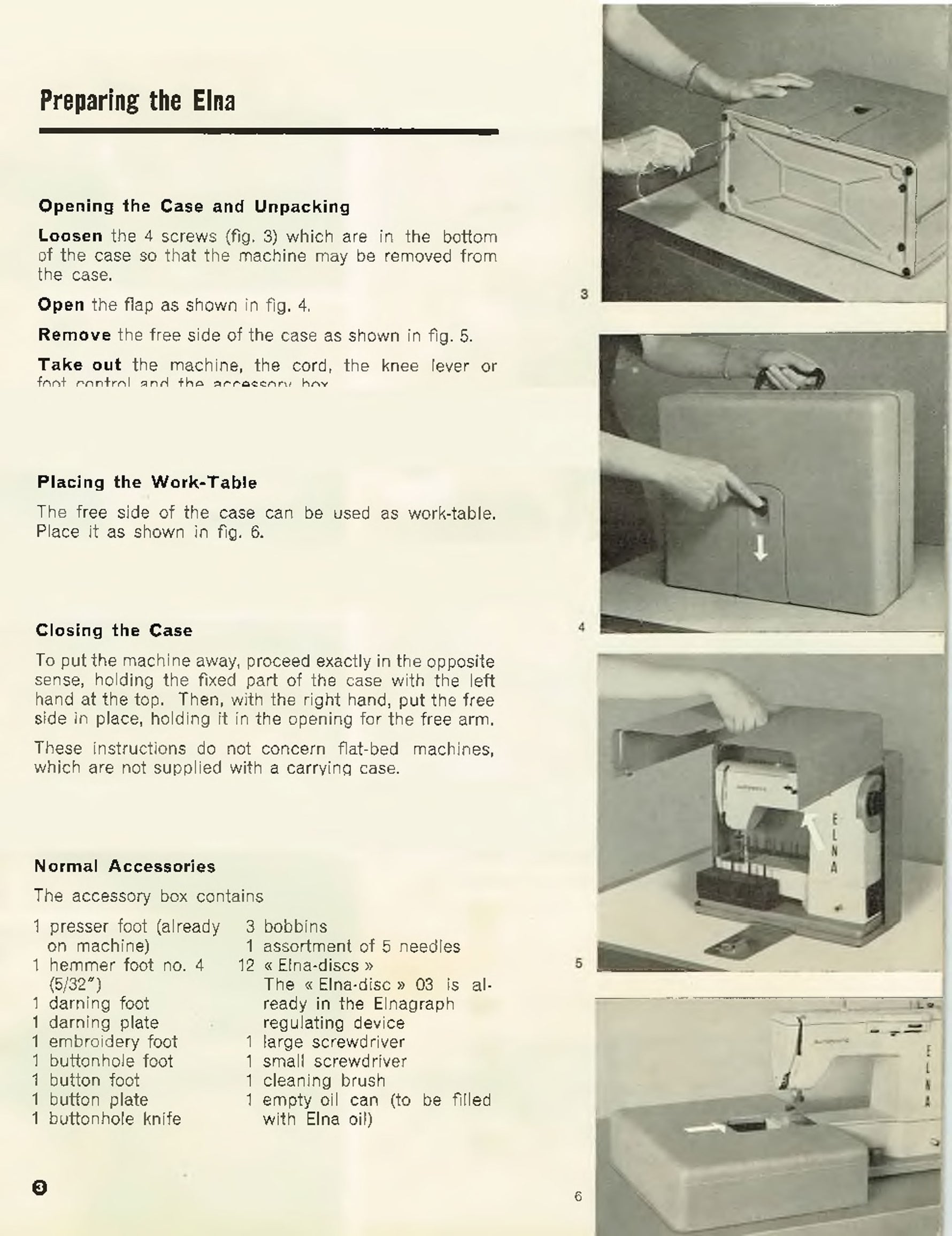 Elna Automatic Instruction Manual