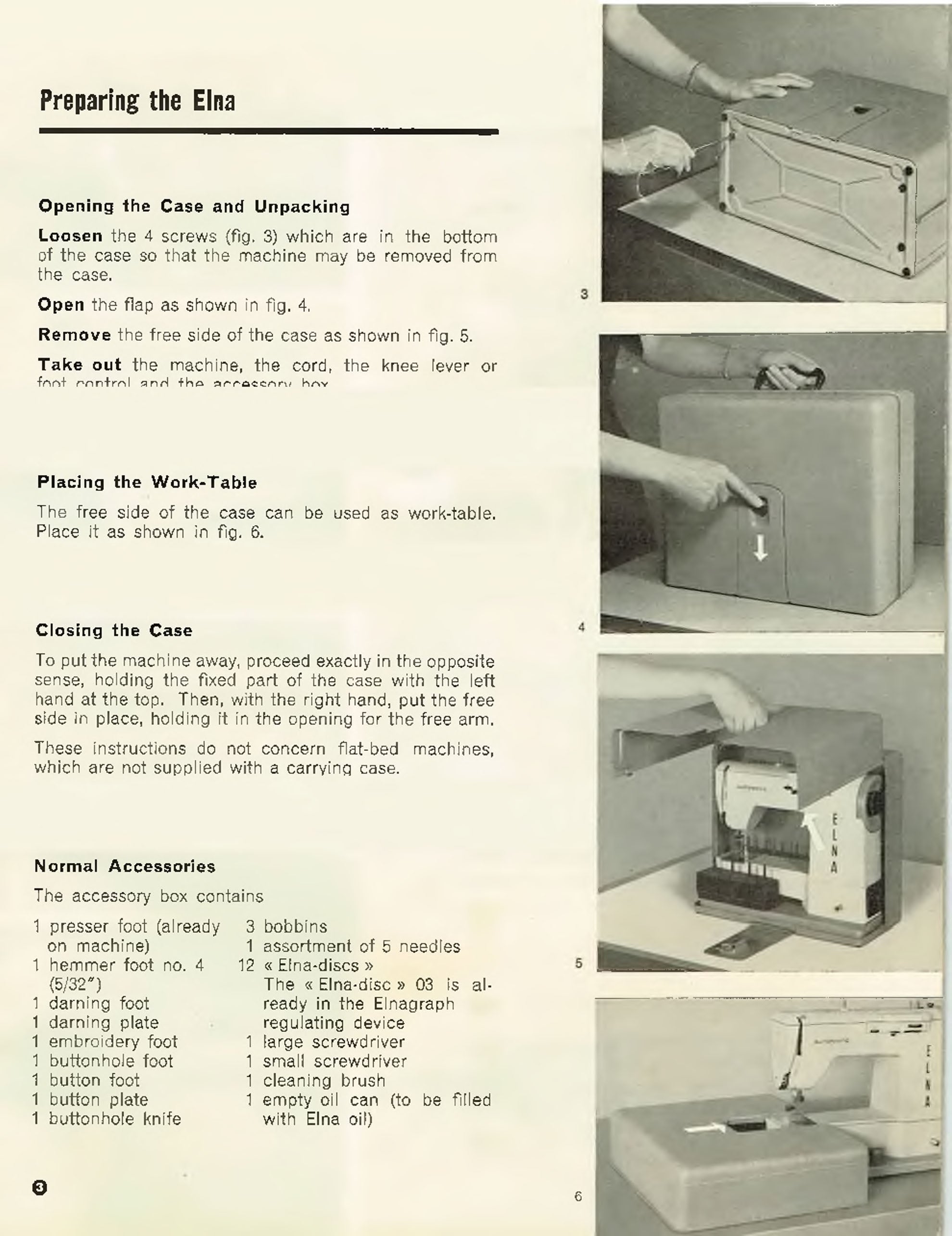 Elna Automatic Instruction Manual