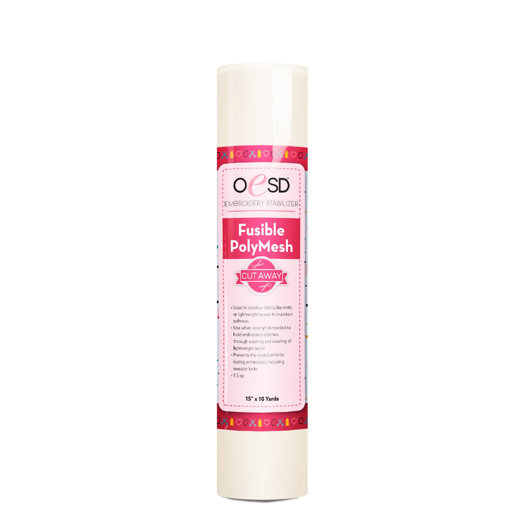 OESD Fusible PolyMesh CutAway Stabilizer