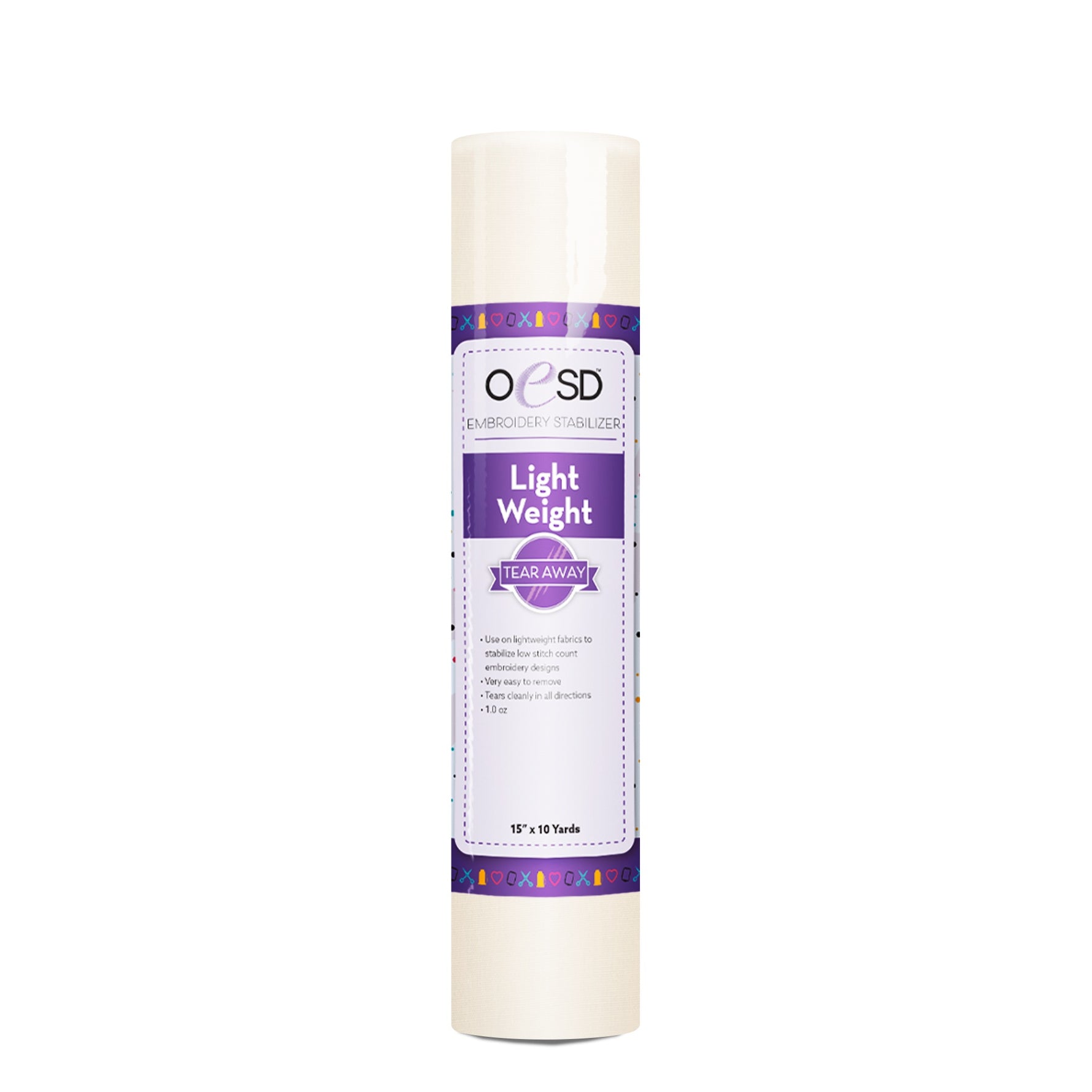 OESD Light Weight TearAway Stabilizer