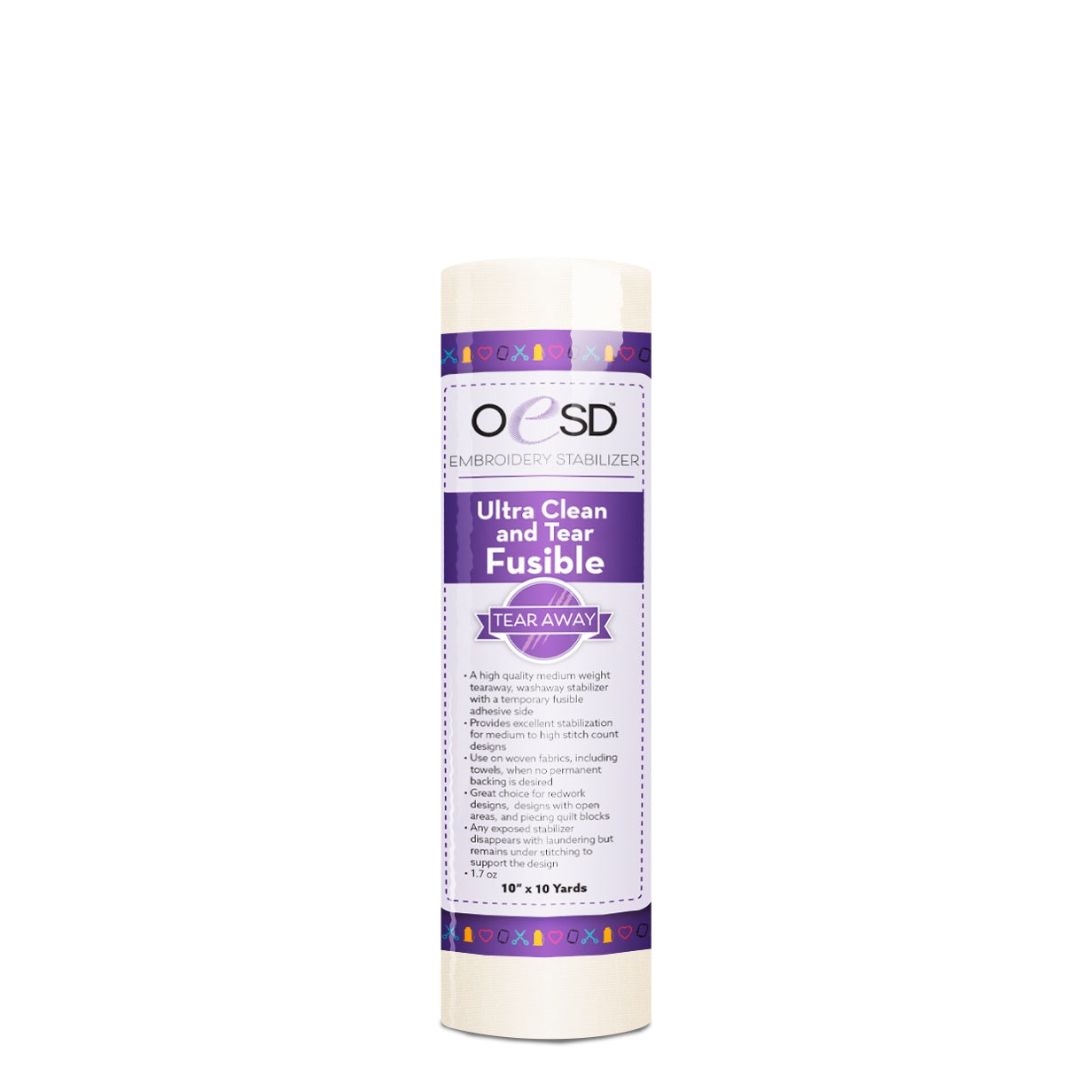 OESD Ultra Clean & Tear Fusible Stabilizer