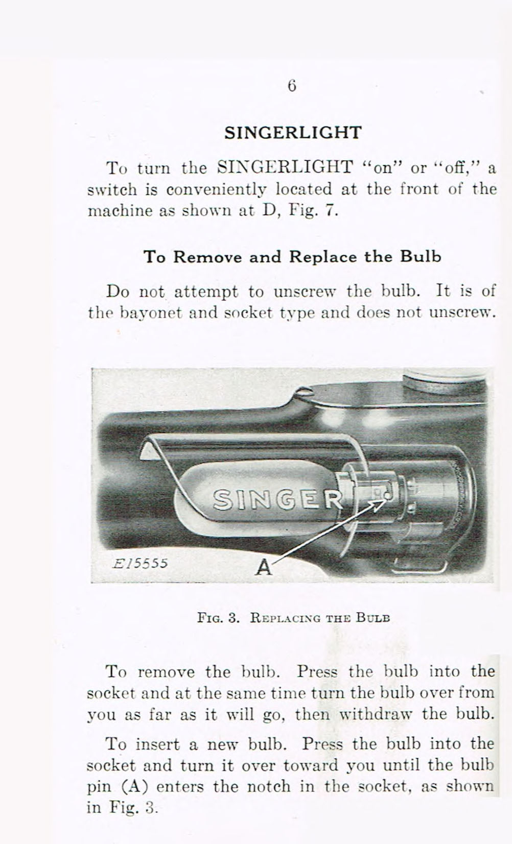 Singer 221-1 Instruction Manual