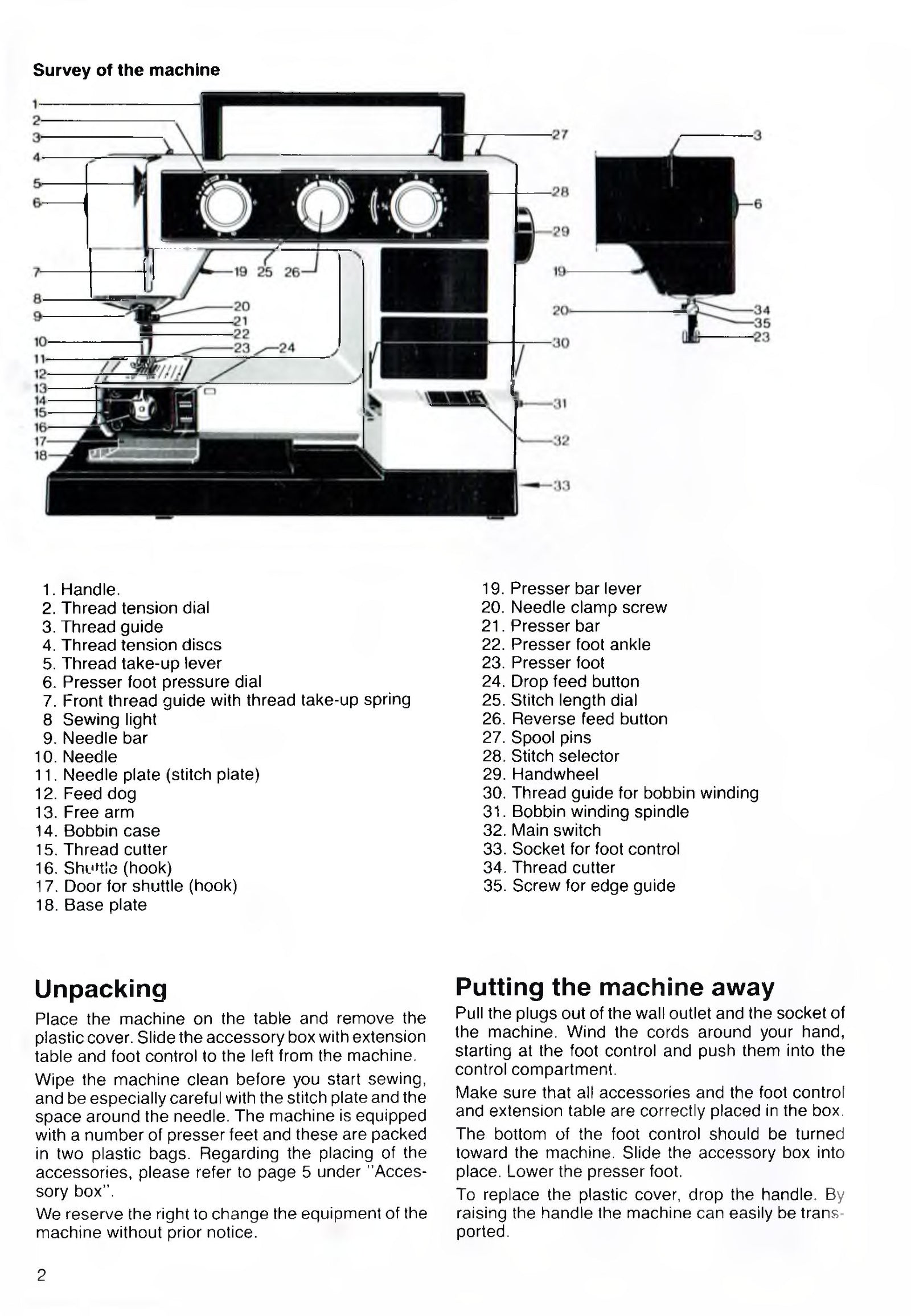White 3300 Instruction Manual