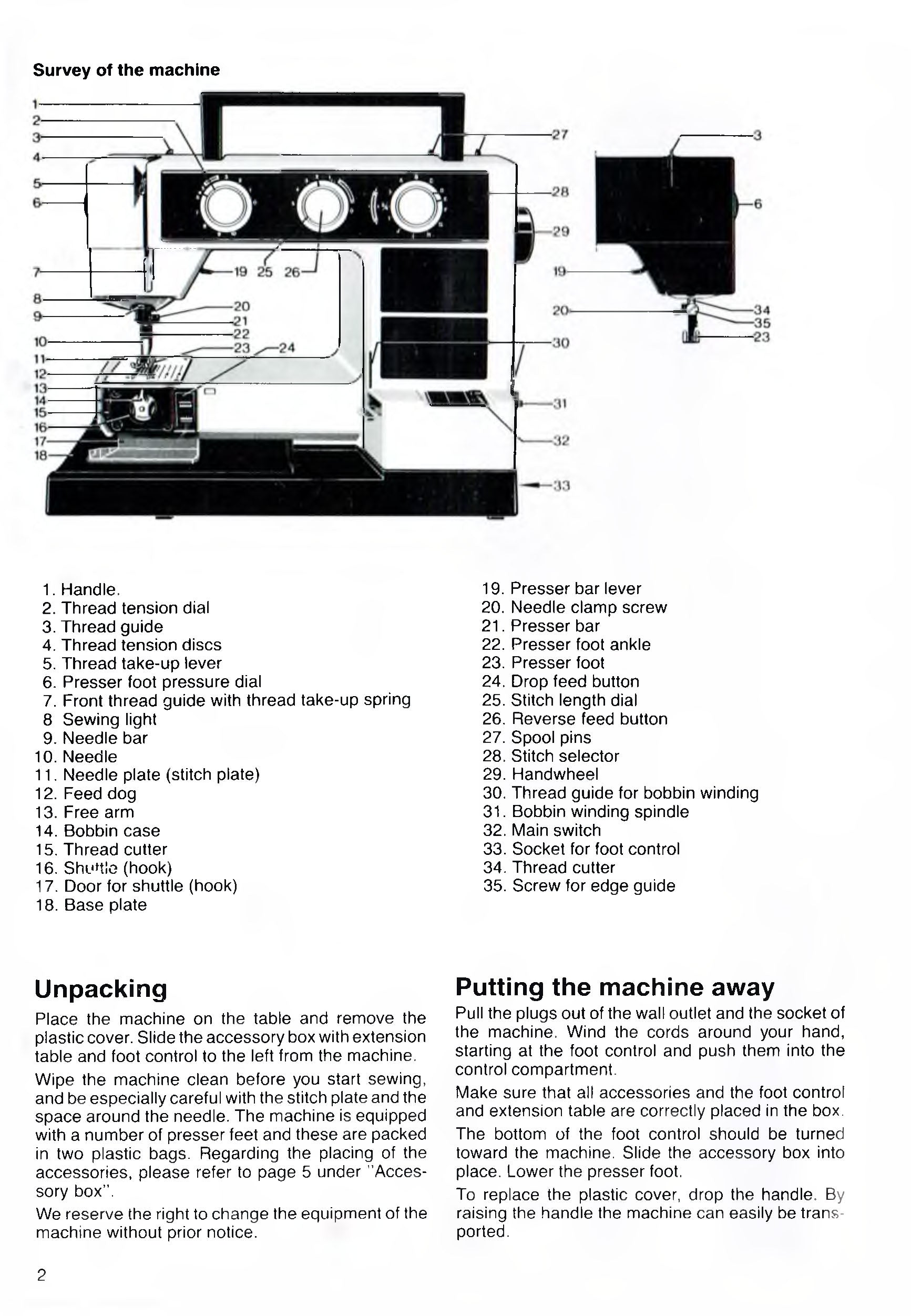 White 3300 Instruction Manual