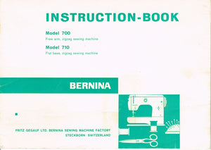 Bernina 700/710 Instruction Manual