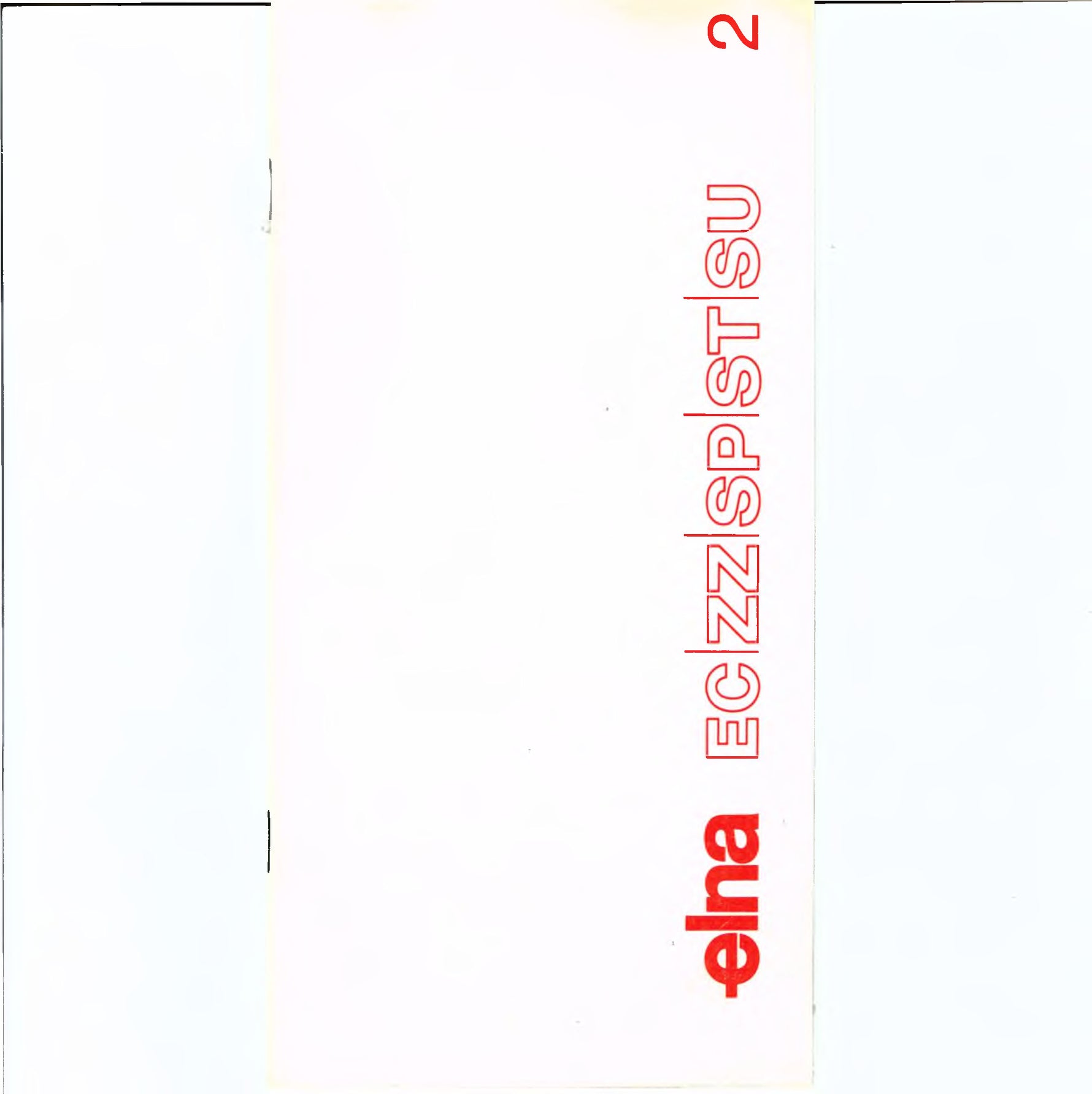 Elna Multi-Model Instruction Manual