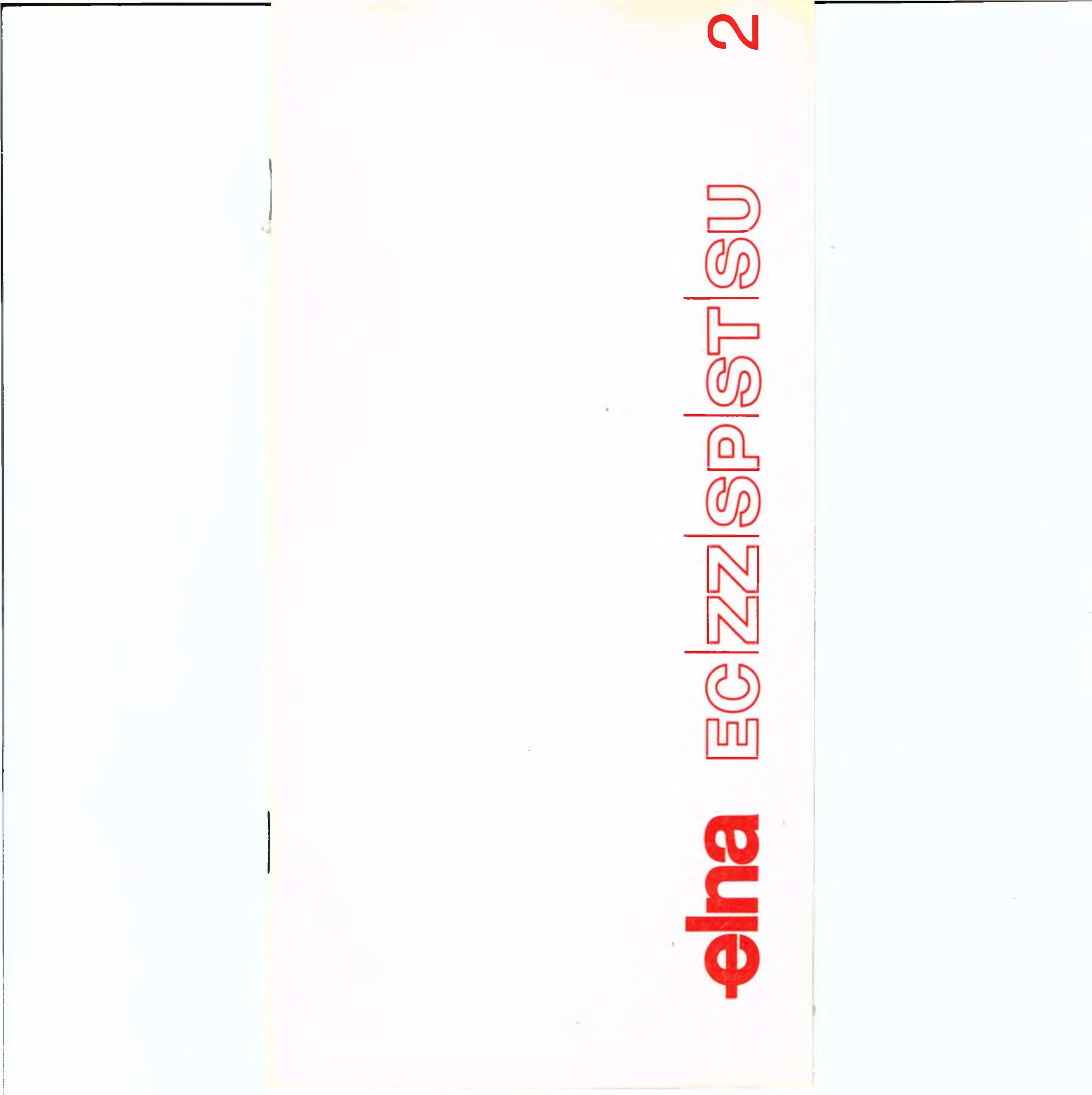 Elna Multi-Model Instruction Manual