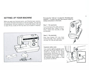 Kenmore Convertible Model 1781 Instruction Manual