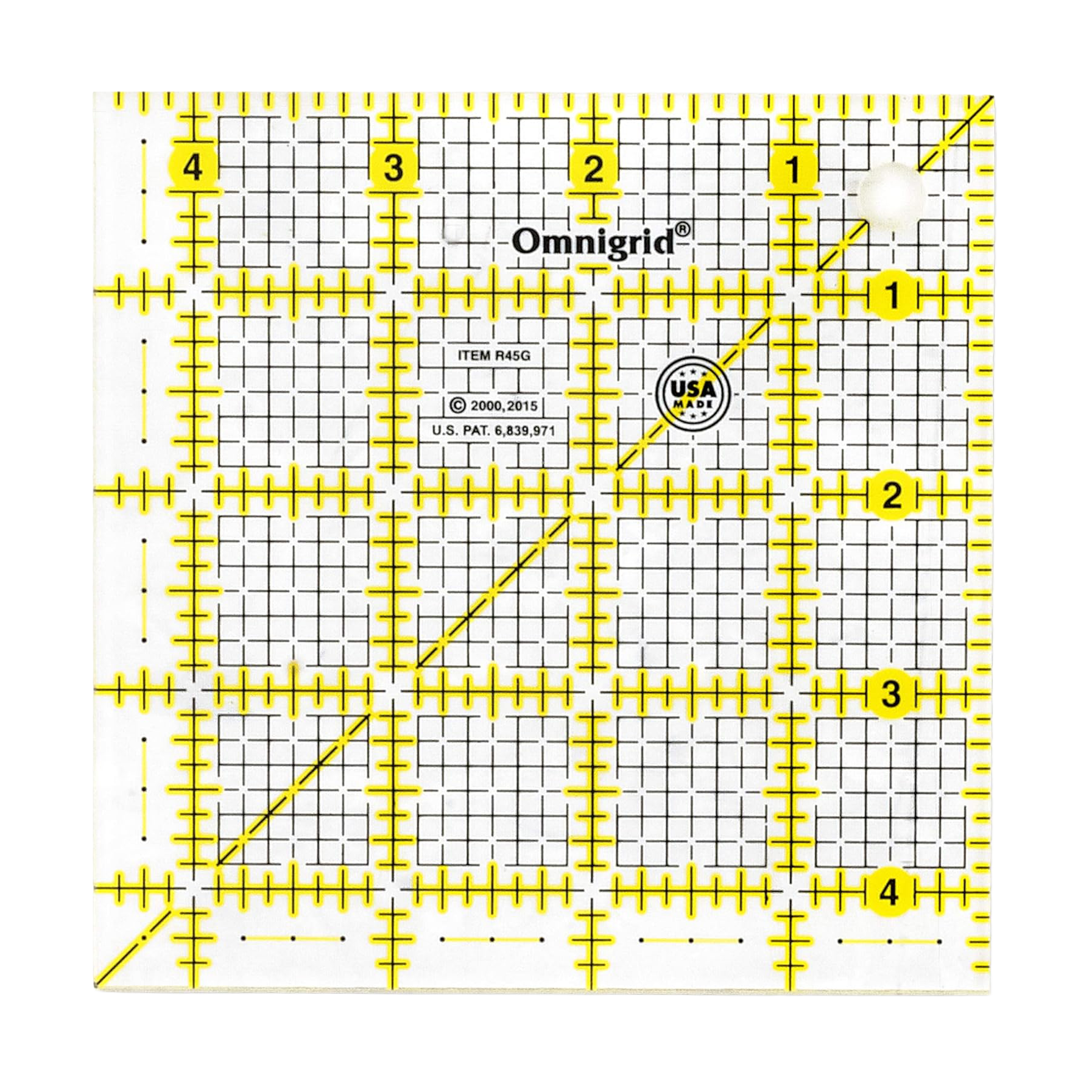 Omnigrid Ruler - 4in x 4in